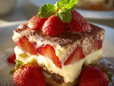 Tiramisù alle Fragole e Limone