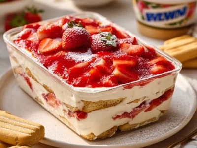 Tiramisù di Fragole Light