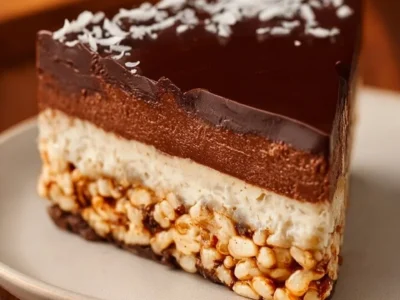 Torta al Cioccolato con Riso Soffiato