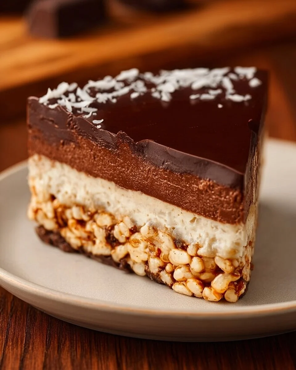 Torta al Cioccolato con Riso Soffiato