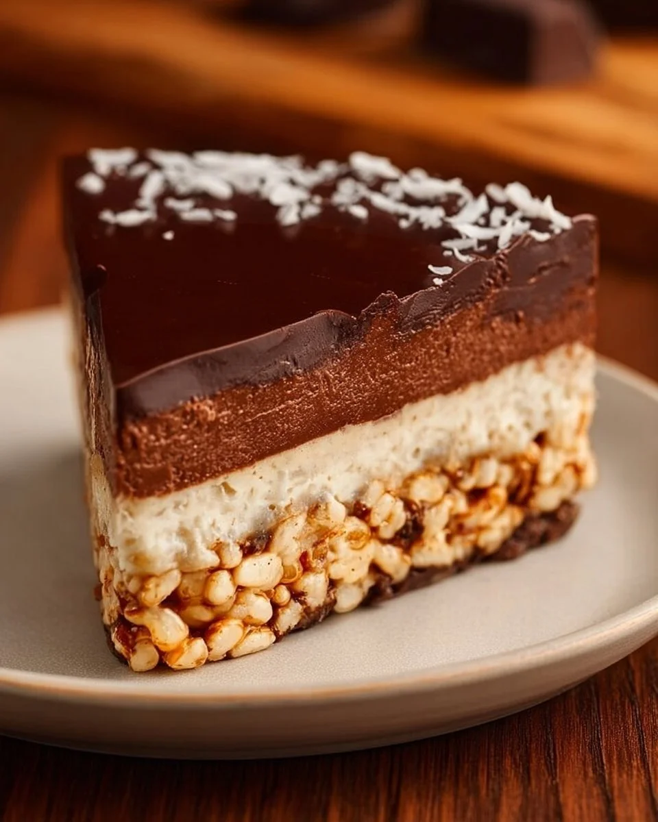 Torta al Cioccolato con Riso Soffiato
