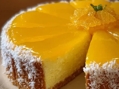 Torta Arancione Senza Cottura
