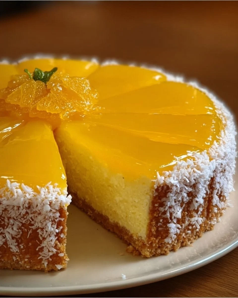 Torta Arancione Senza Cottura
