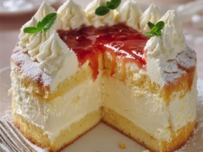 Torta Chiffon Sofficissima con Crema Diplomàtica