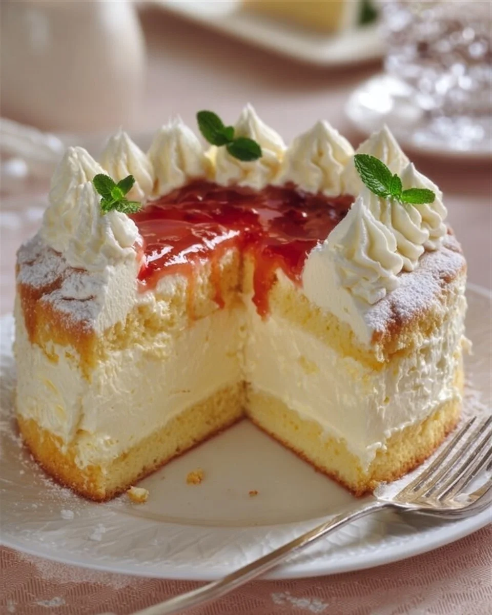 Torta Chiffon Sofficissima con Crema Diplomàtica