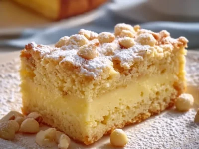 Torta della nonna senza cottura