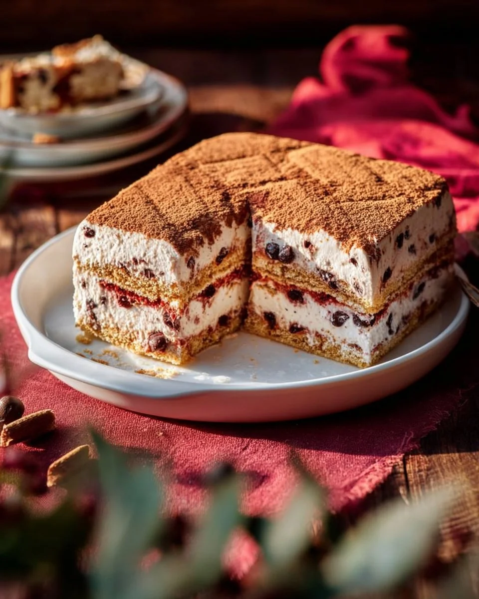 Torta di biscotti e ricotta