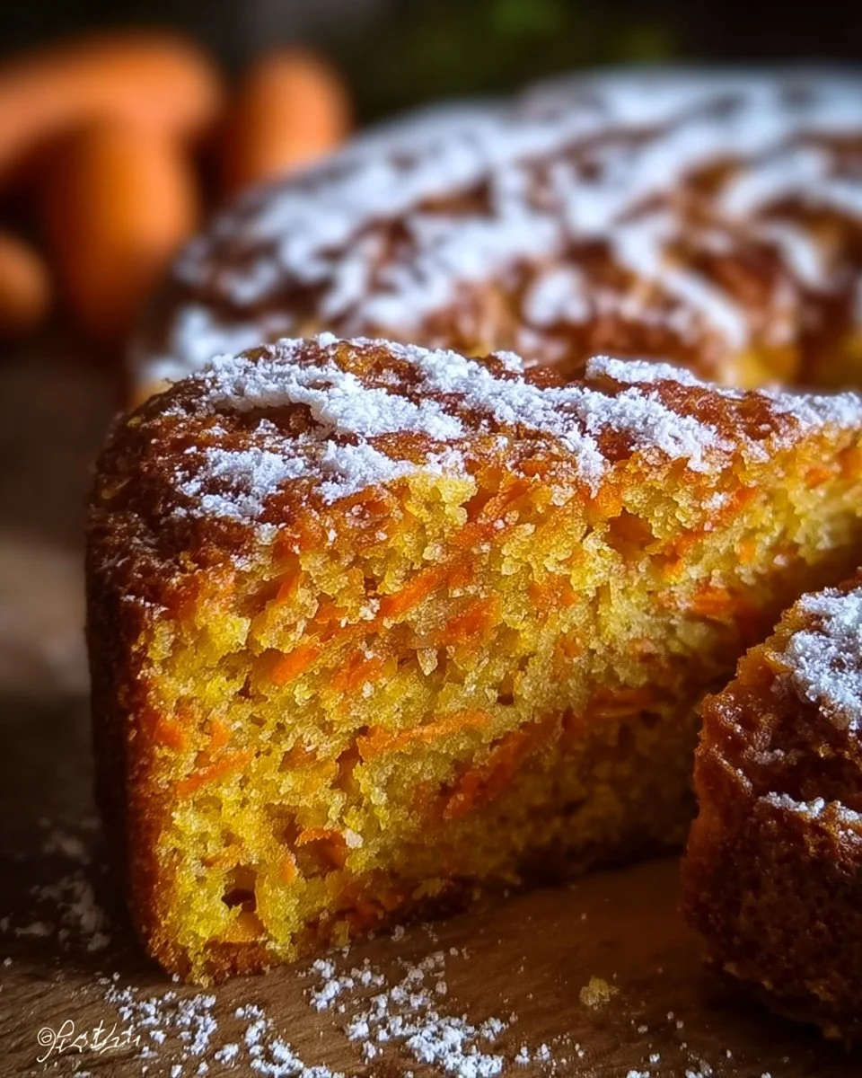 Torta di carote soffice e semplice