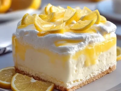 Torta fredda al limone