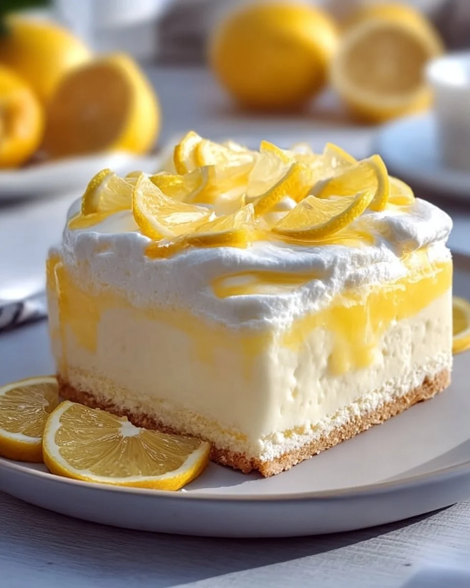 Torta fredda al limone