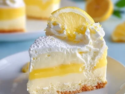 Torta fredda al limone