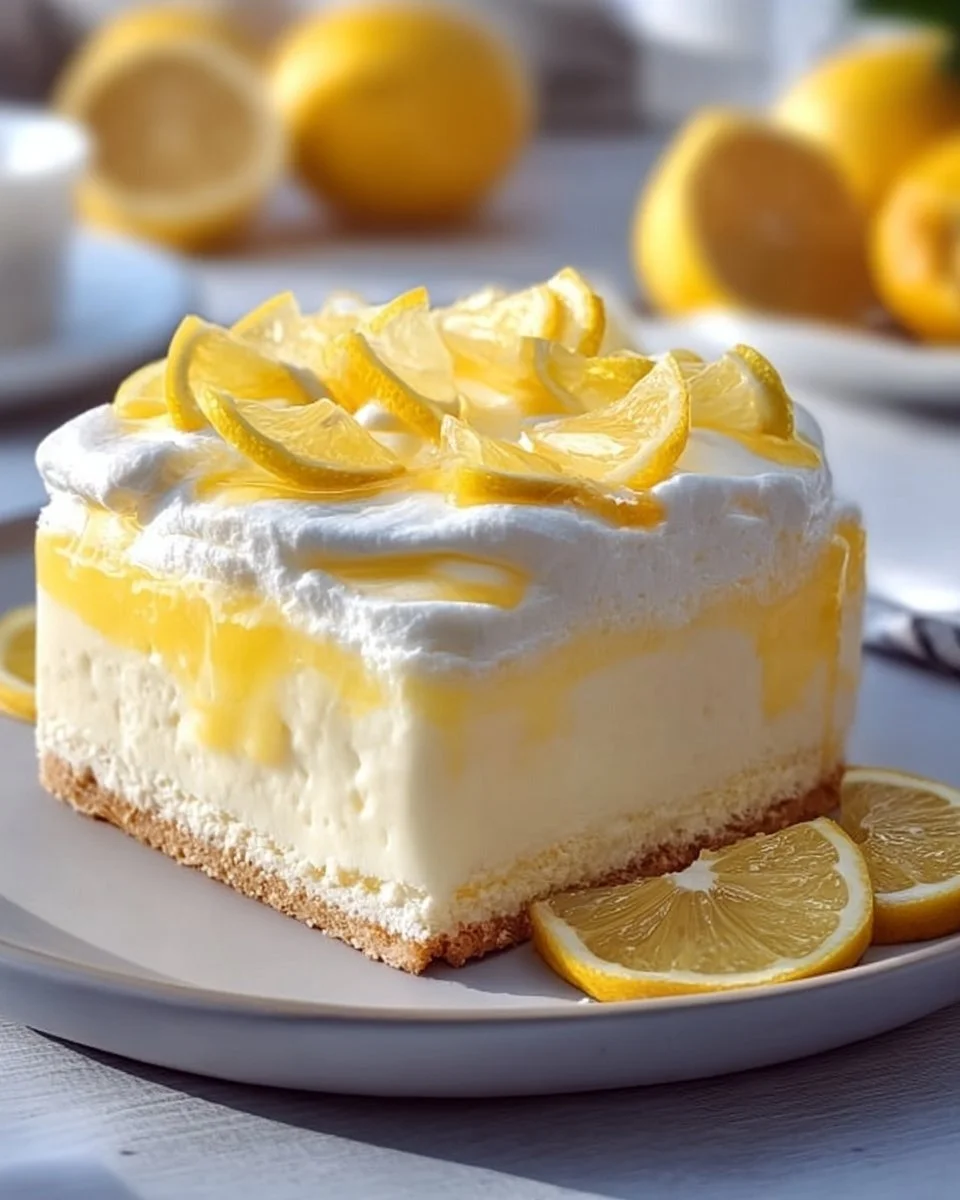 Torta fredda al limone