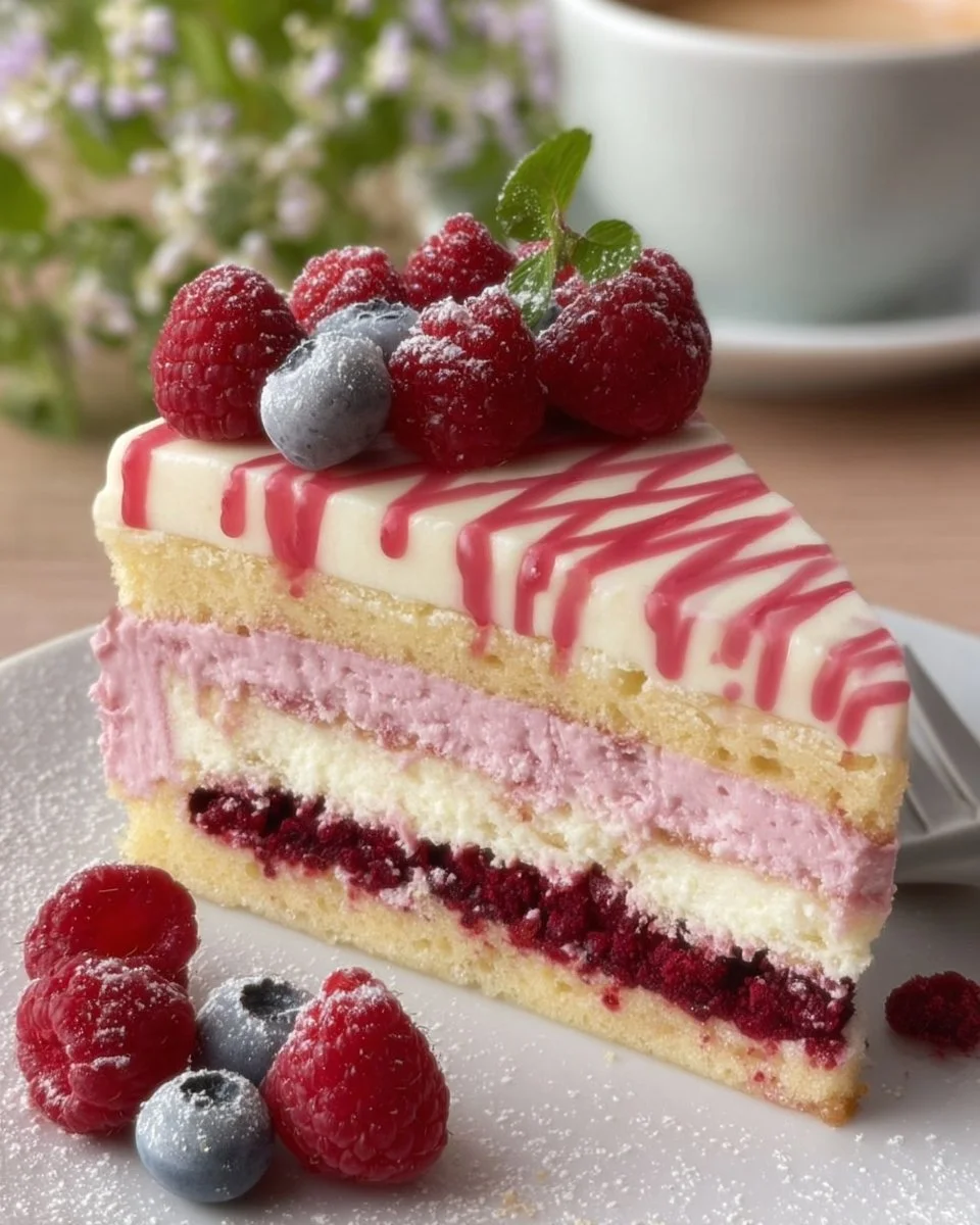 Torta Paradiso ai Lamponi