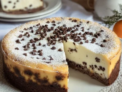 Torta Ricotta e Cioccolato Senza Glutine
