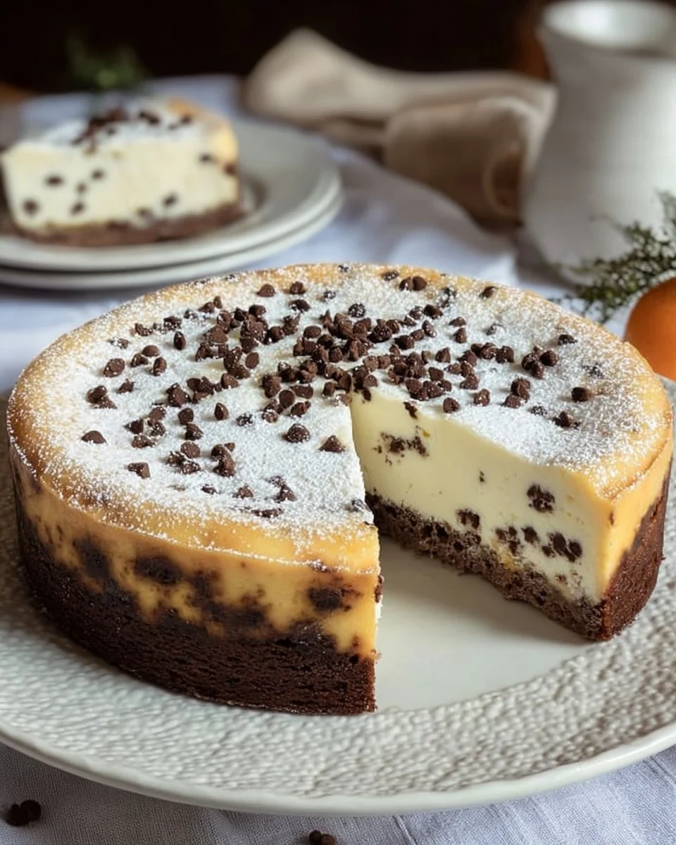 Torta Ricotta e Cioccolato Senza Glutine