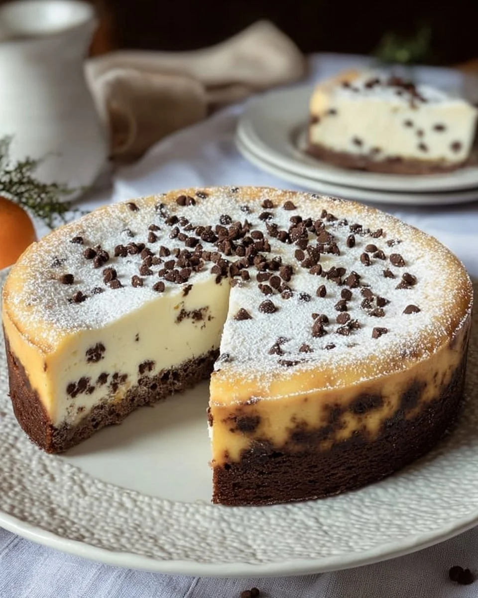 La torta ricotta e cioccolato senza glutine