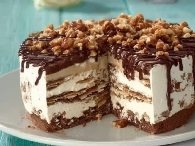 Torta semifreddo millefoglie di cioccolato