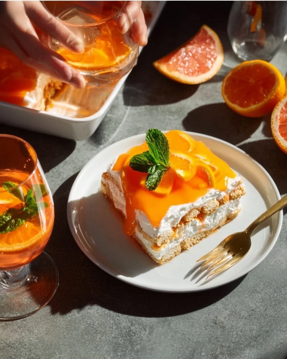 Aperol Spritz-Tiramisu
