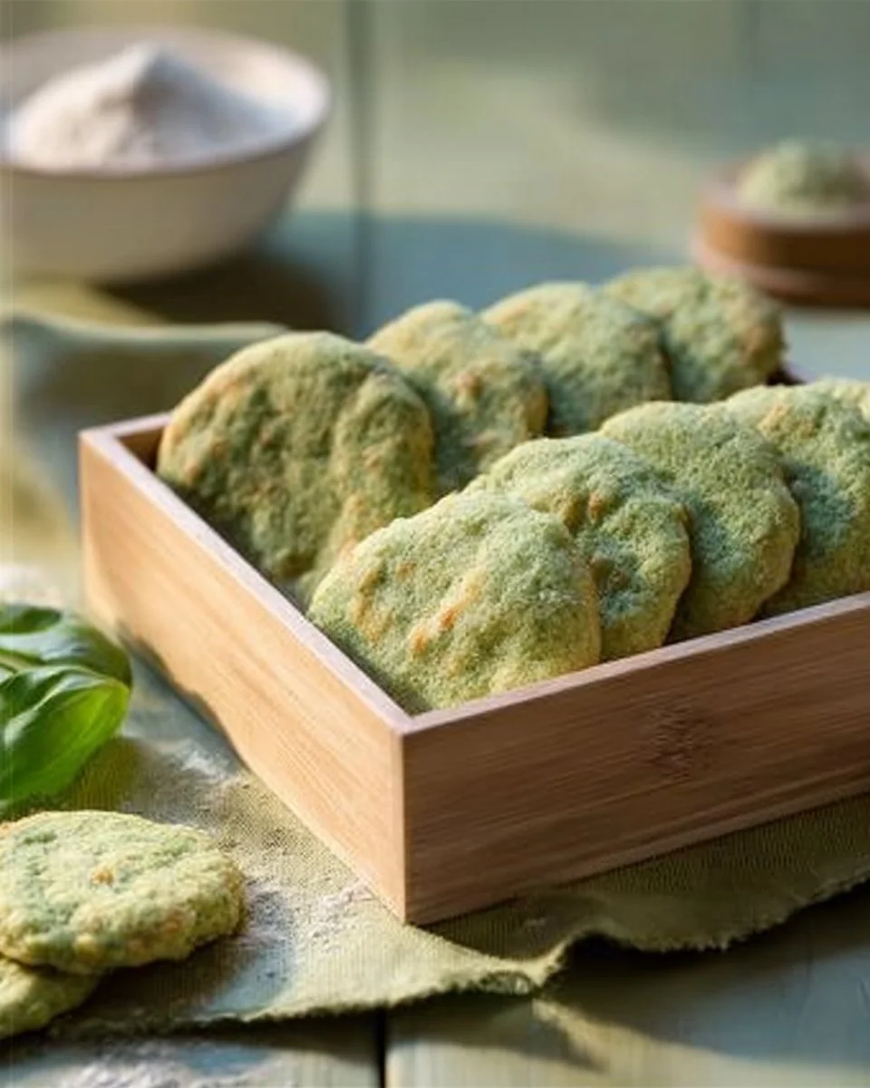 Biscotti salati al basilico