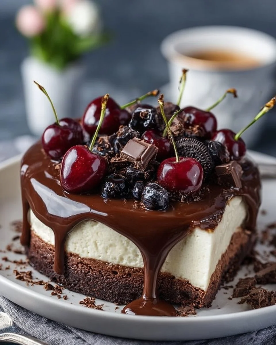 Cheesecake Foresta Nera: La Ricetta Cremosa e Chic che Conquista il Cuore
