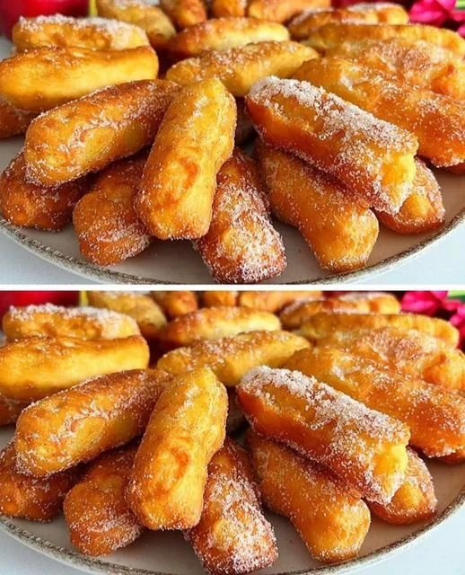 Churros senza cottura con mela