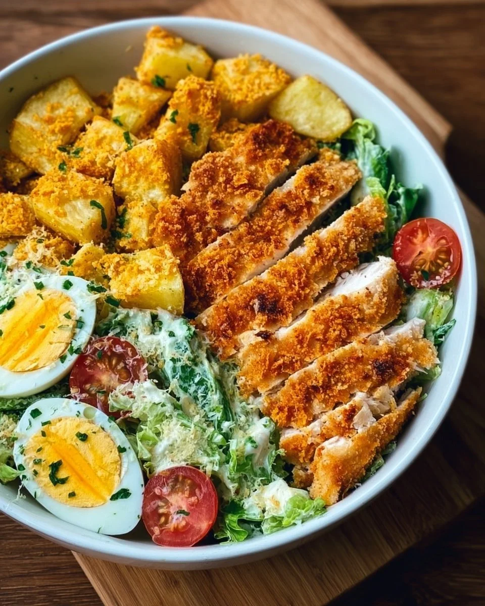 Ciotola di pollo Caesar