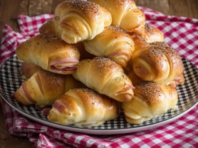 Cornetti salati soffici di pasta brioche