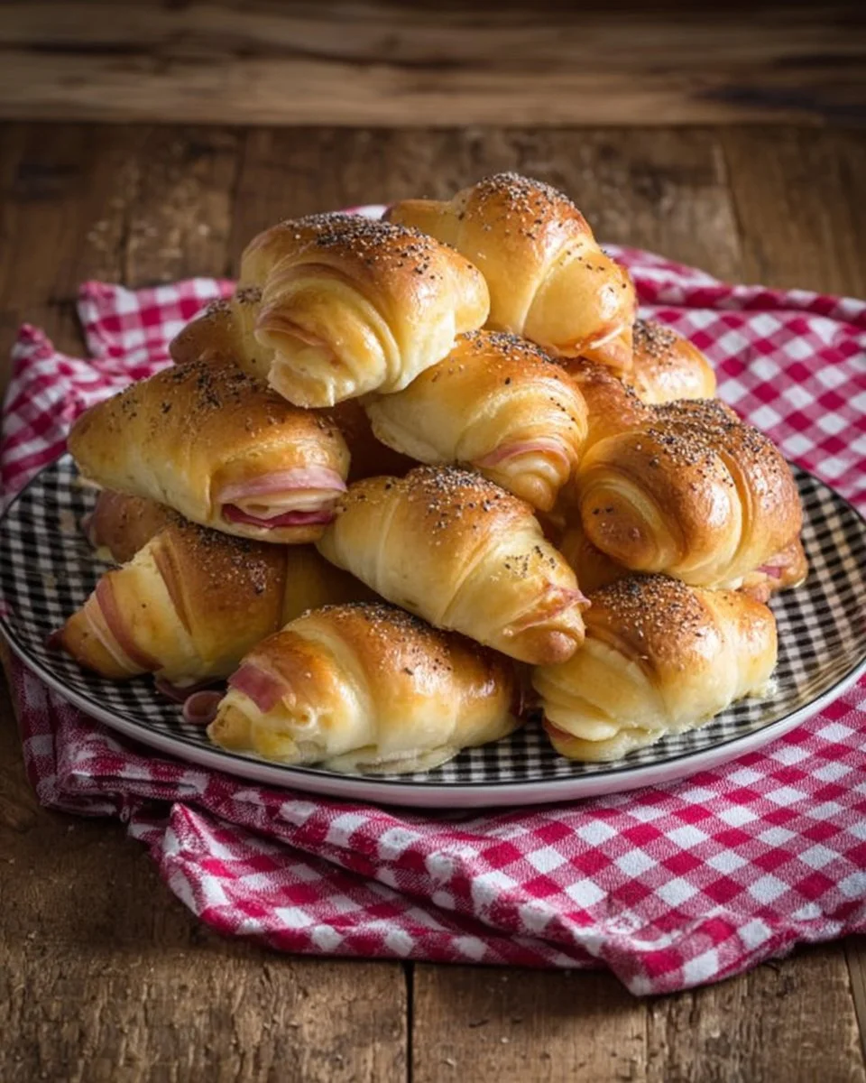 Cornetti salati soffici di pasta brioche