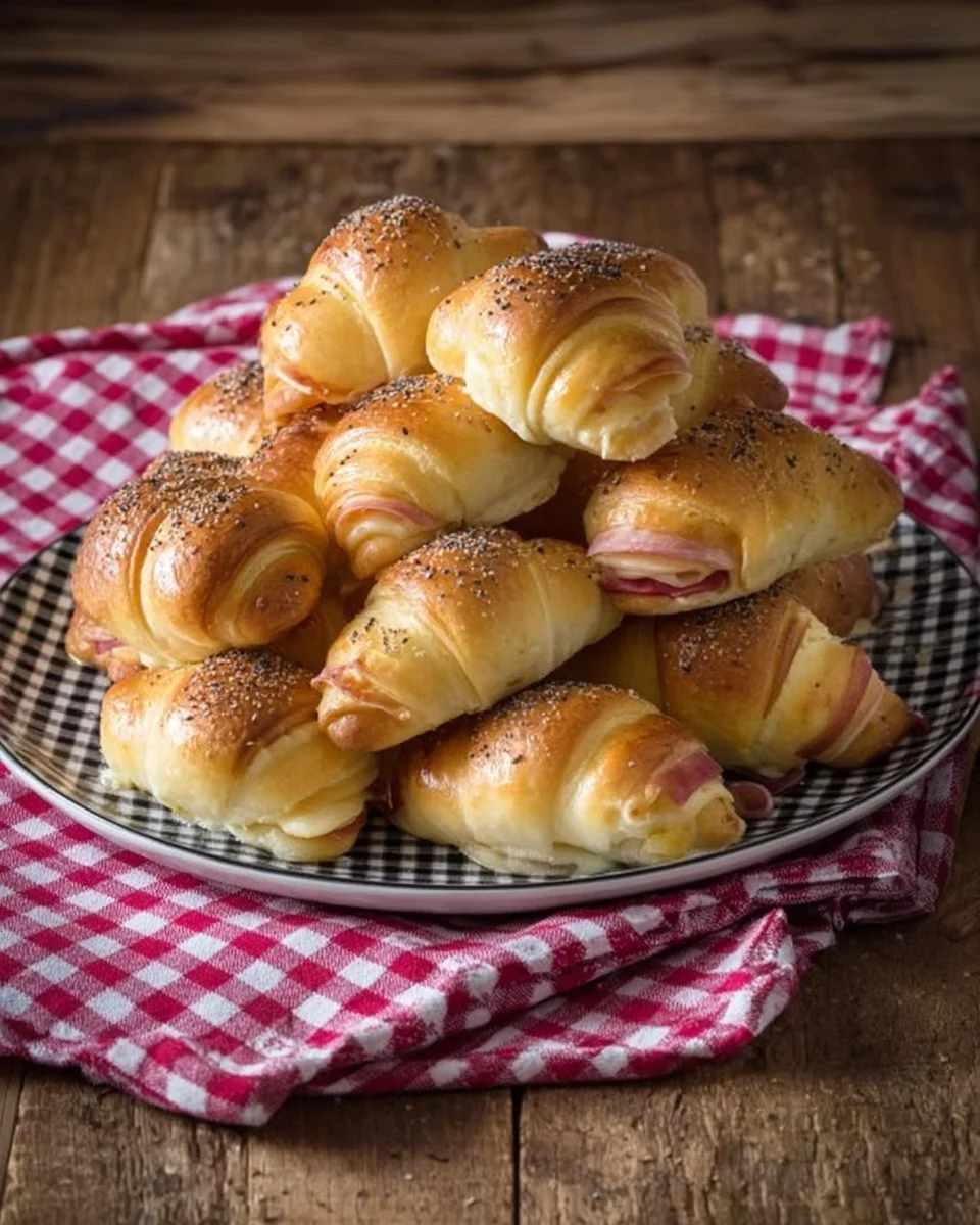 Cornetti salati soffici di pasta brioche