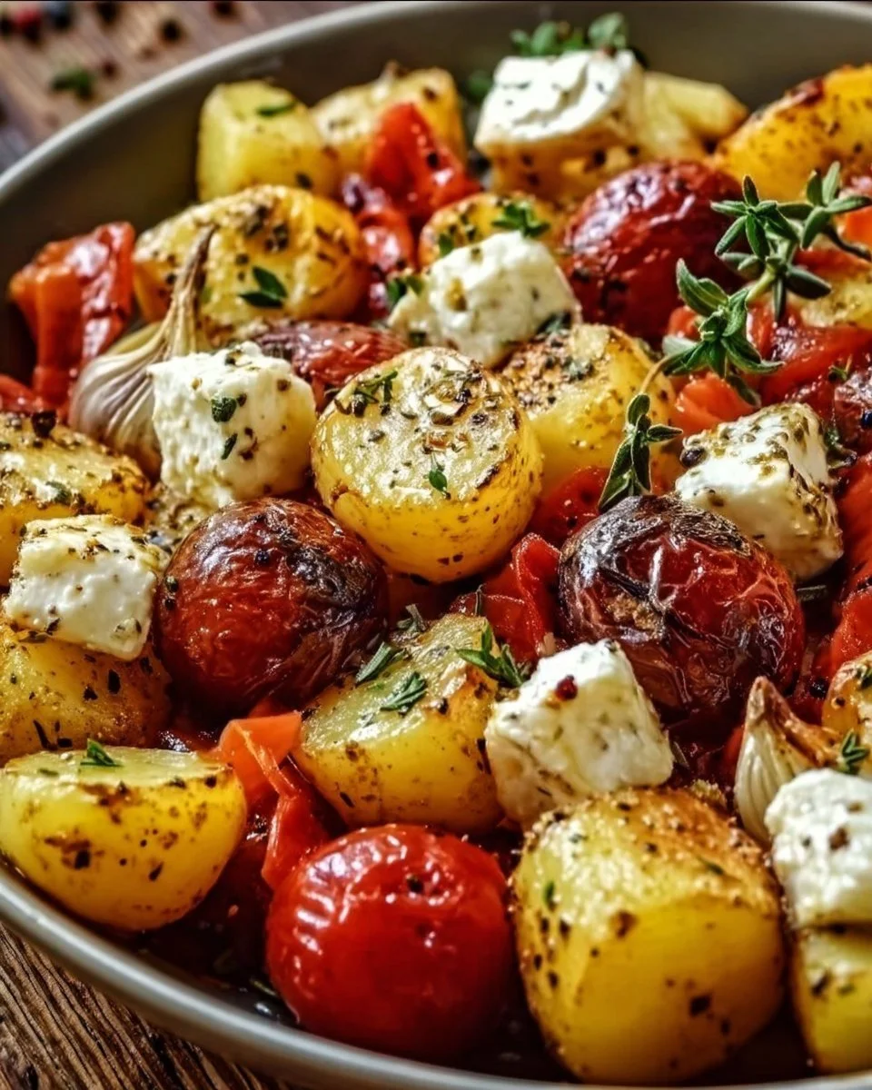 Feta Patate Verdure al Forno