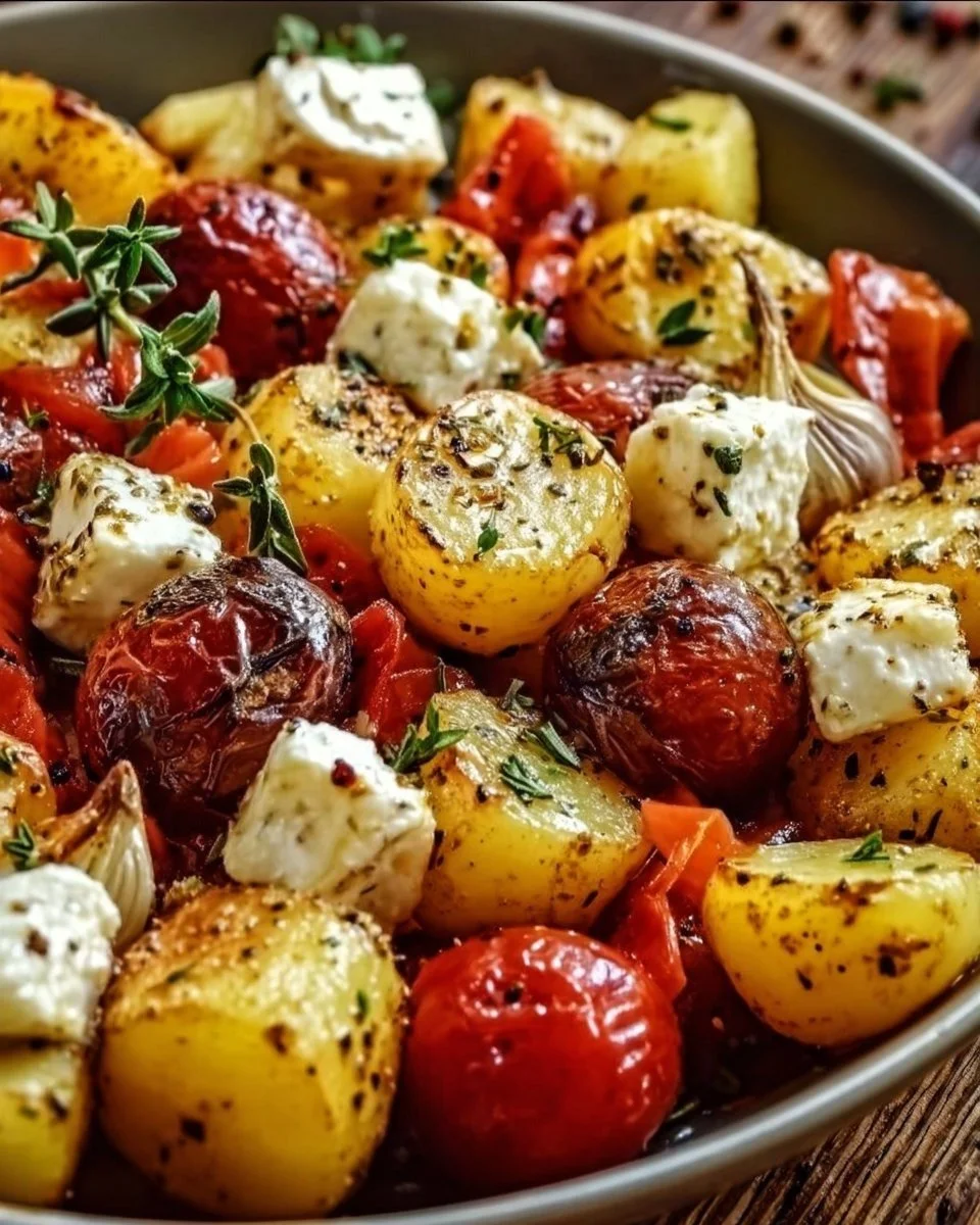 Feta Patate Verdure al Forno