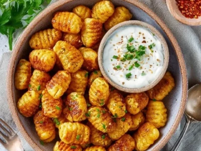 Gnocchi nella friggitrice ad aria