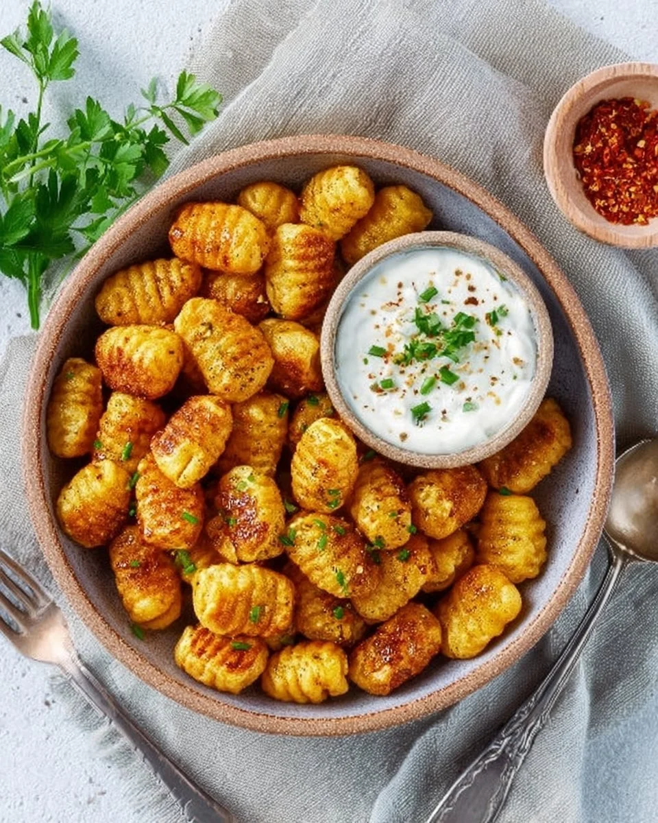 Gnocchi nella friggitrice ad aria