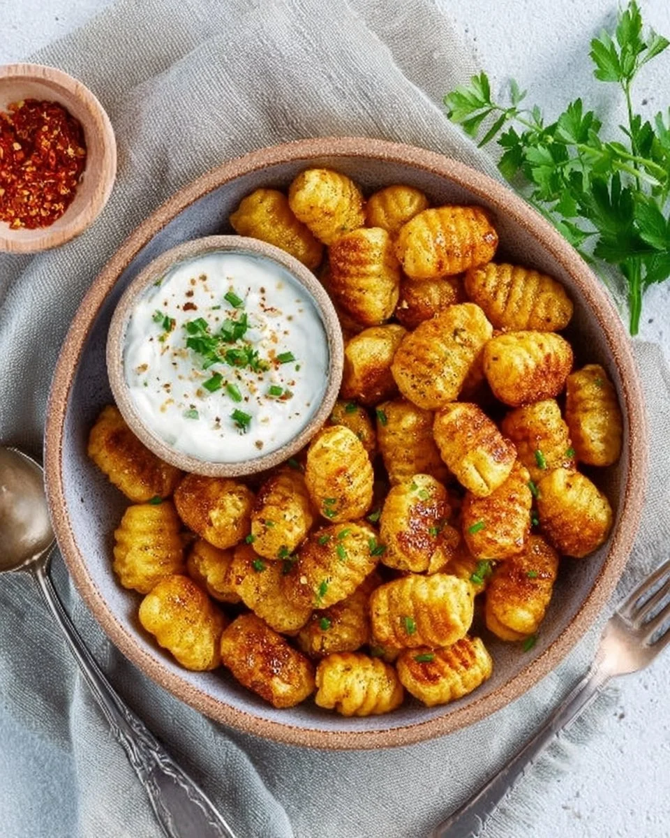 Gnocchi nella friggitrice ad aria