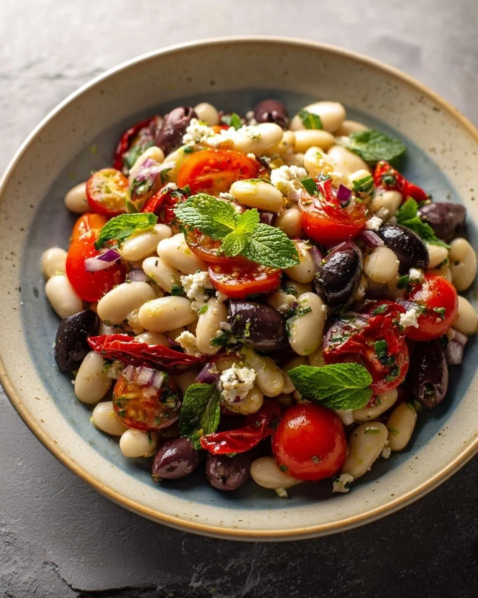 Insalata di Fagioli Bianchi alla Greca