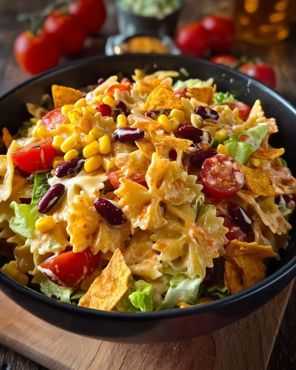 Insalata di noodle tacos