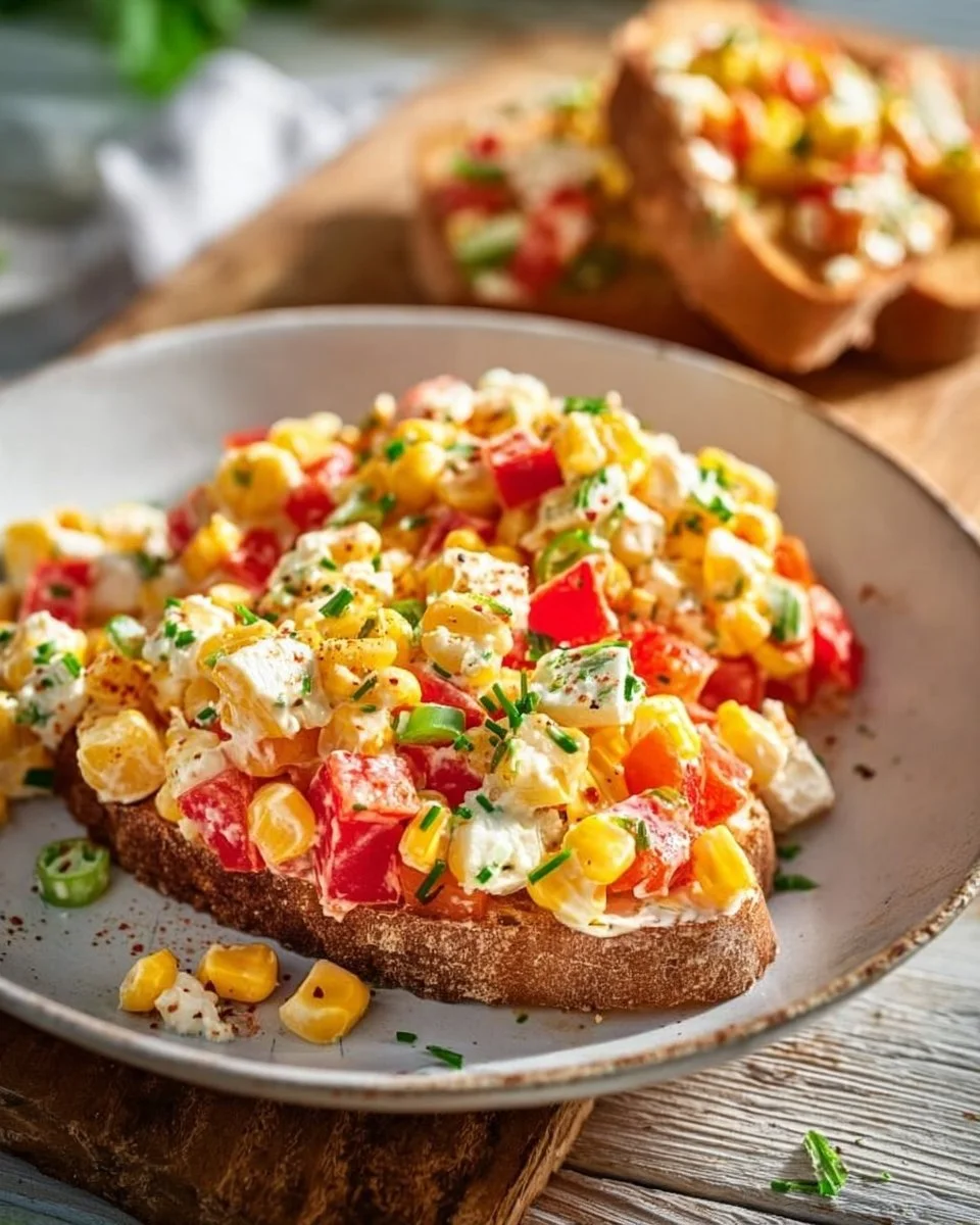 Insalata di Peperoni e Mais con Feta e Yogurt