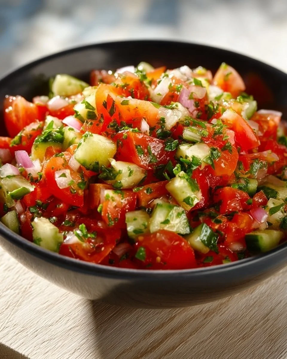 Insalata di Pomodori e Cetrioli