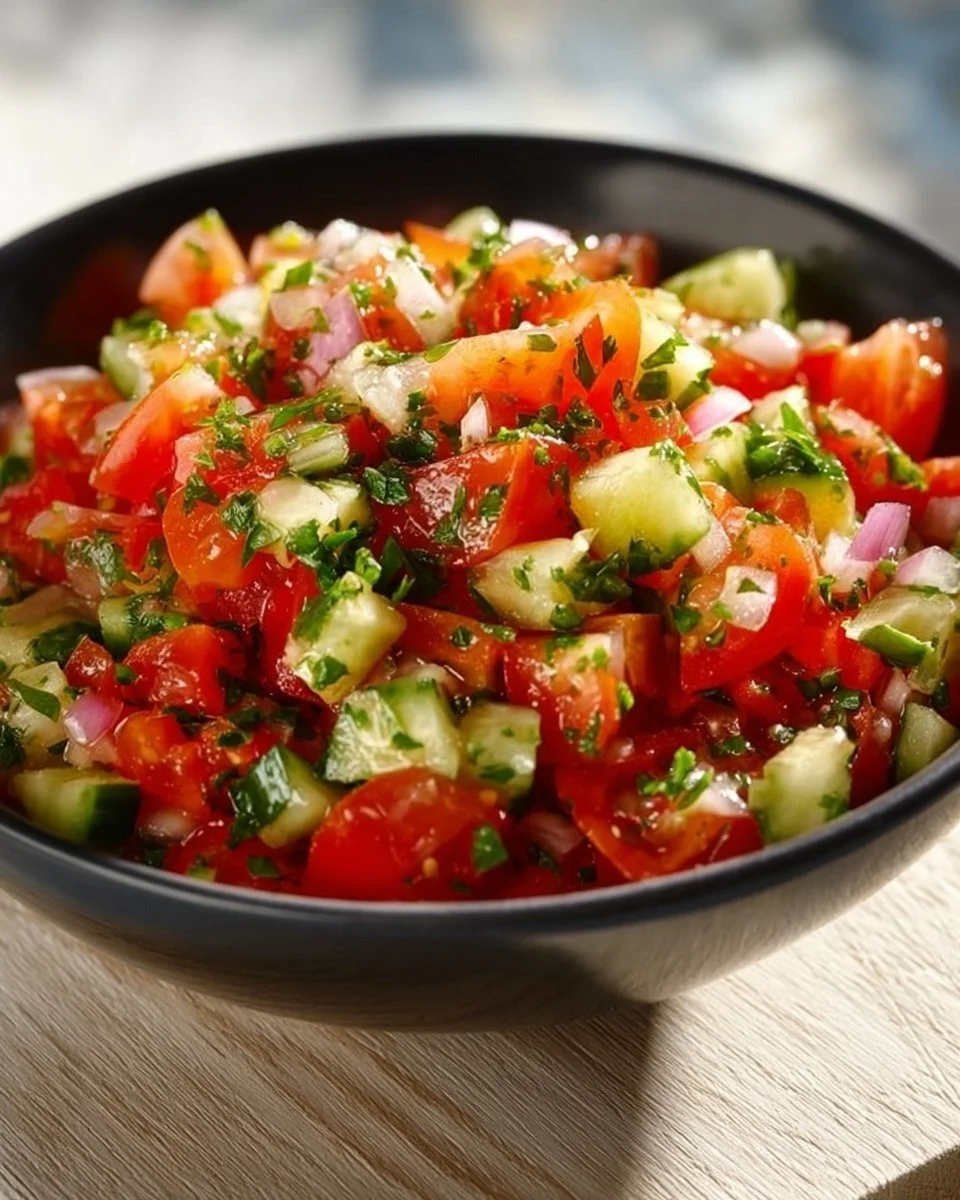 Insalata di Pomodori e Cetrioli