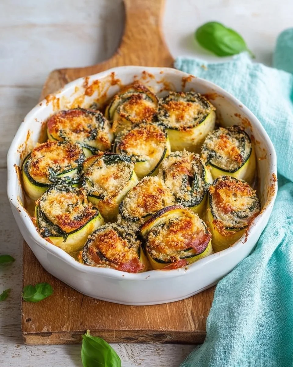 Involtini di zucchine al forno
