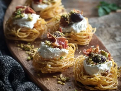 Nidi di Spaghetti fritti