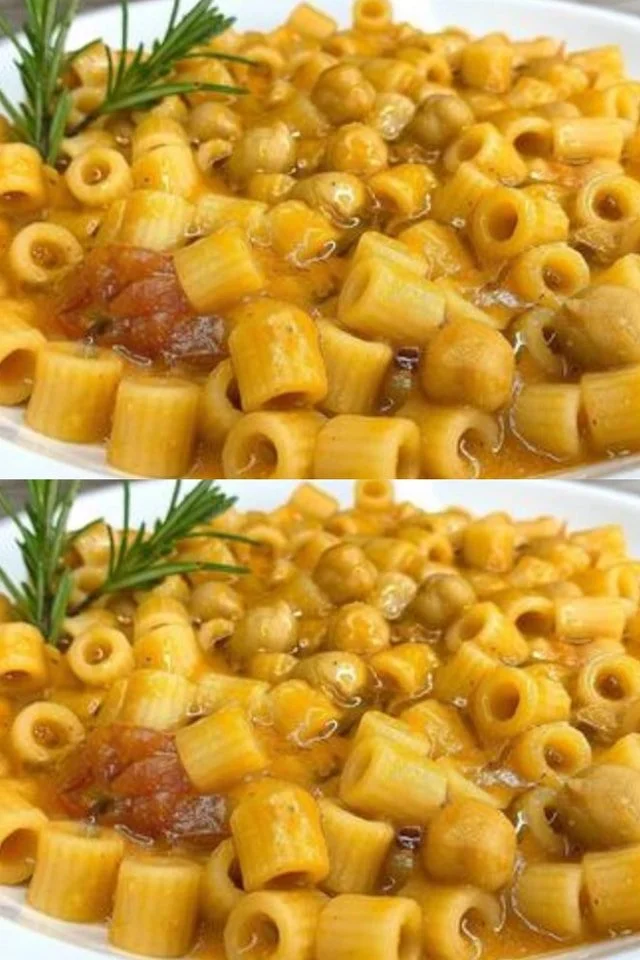 Pasta con ceci alla Romana