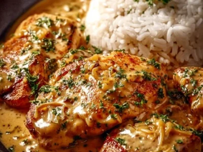 Pollo alla crema di cipolla