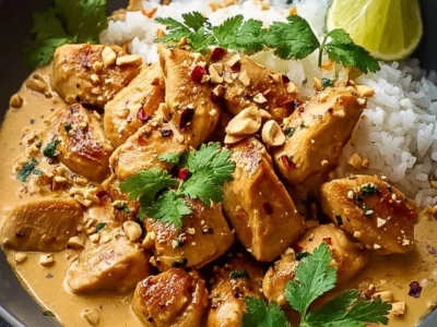 Pollo alle arachidi tailandesi