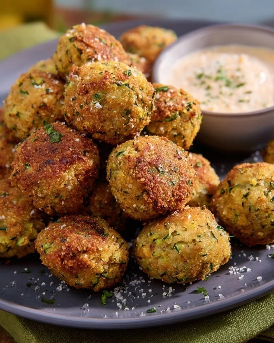 Polpette di zucchine al forno