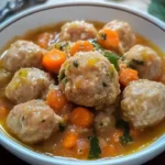 Polpette in umido con carote e piselli