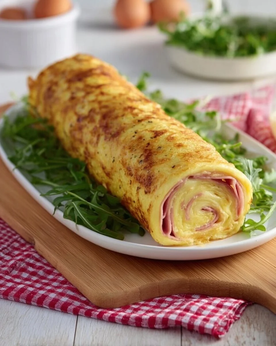 Rotolo di patate con scamorza e prosciutto