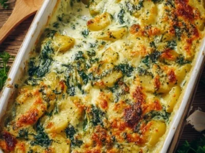 Sformato di Patate e Spinaci