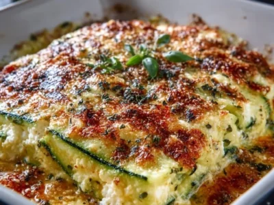 Sformato di zucchine e ricotta