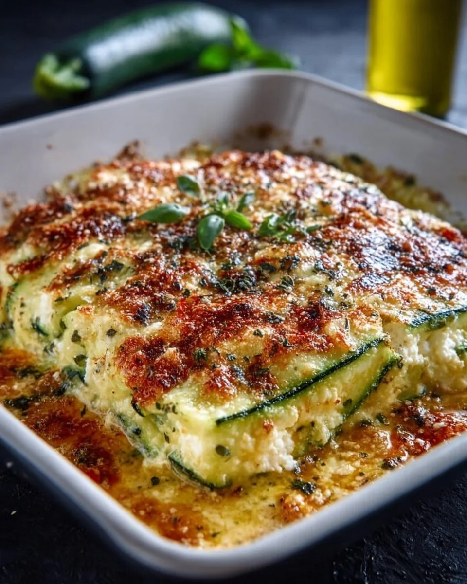 Sformato di zucchine e ricotta